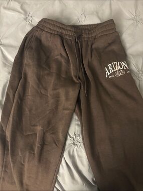Arizona Jean Company Brown Fleece Jogger Pants